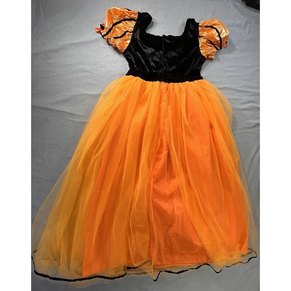 Witch Halloween Costume From Target Girls Medium 8-10 Dress and Hat‎ - Picture 4 of 8